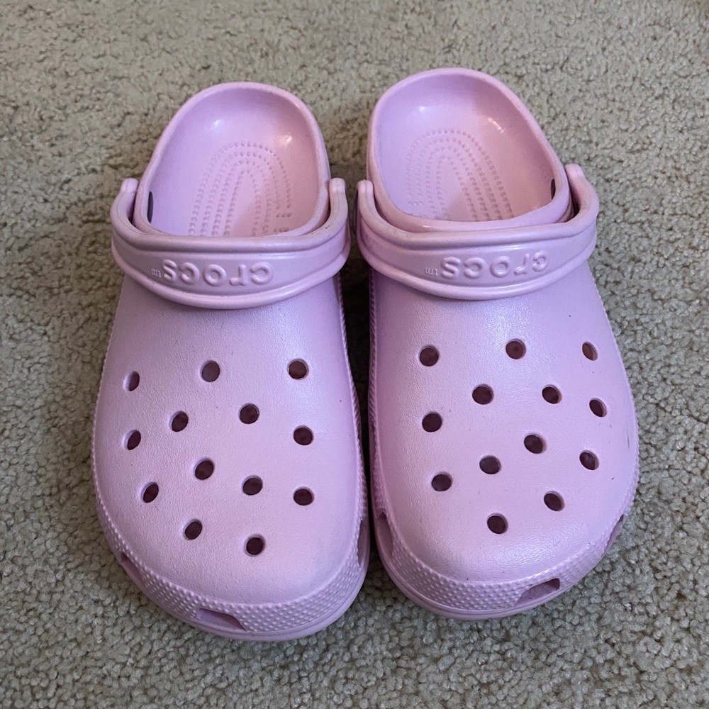 Pink Crocs
